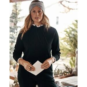 Womens Summersalt The Coziest Cashmere Blend Travel Hoodie size 1XL Quiet Luxury